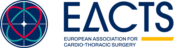Das Bild zeigt das Logo des EACTS Annual Meeting welches von 08.-11.10.2025 in Kopenhagen stattfindet.