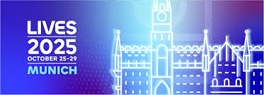 Das Logo vom ESICM Lives 2025, dass von 25.-29.10.2025 in München stattfindet.